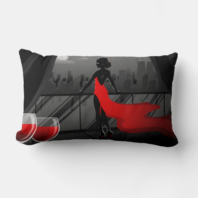 Coussin Rectangle _wine (Recto)