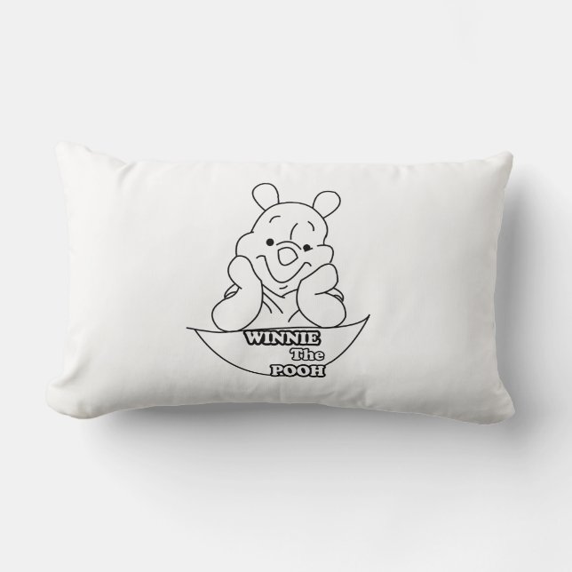 Coussin Rectangle Winnie l'ooh (Recto)