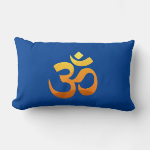 Coussin Rectangle Yoga Om Mantra Symbole Asana Relax Méditation