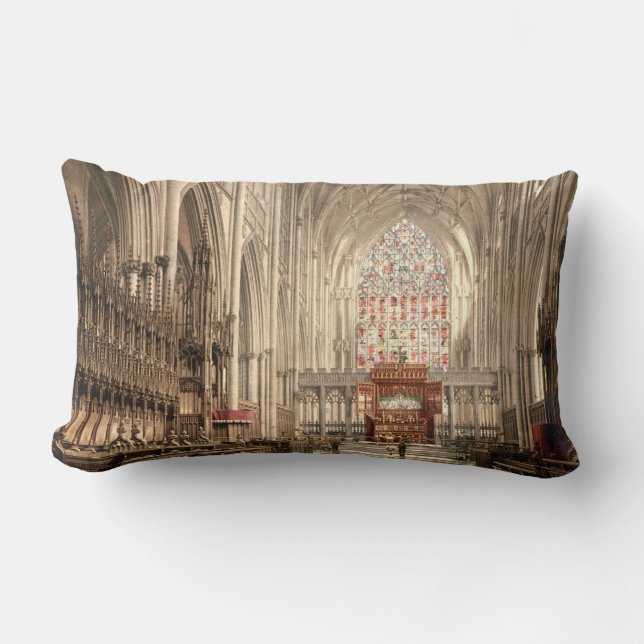 Coussin Rectangle York Minster, York, Yorkshire, Angleterre (Recto)