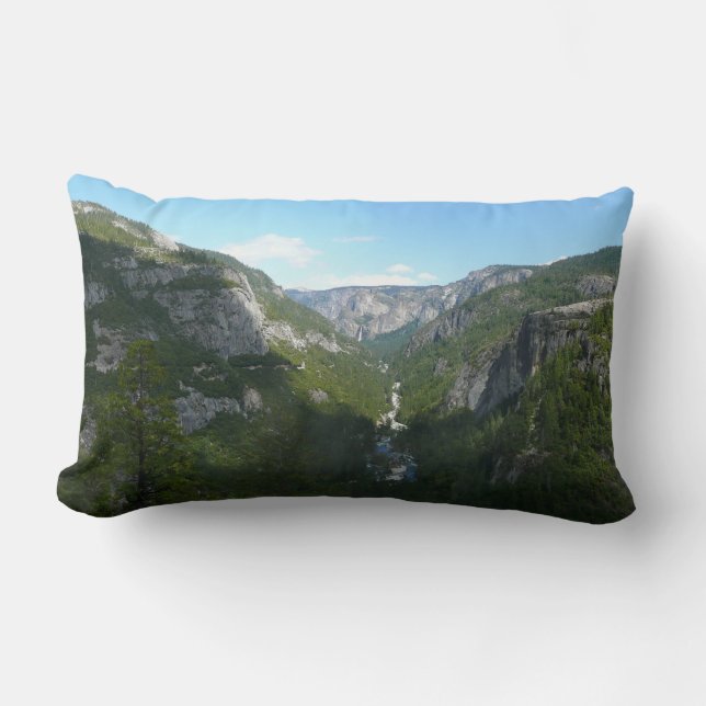 Coussin Rectangle Yosemite Valley dans le parc national de Yosemite (Recto)