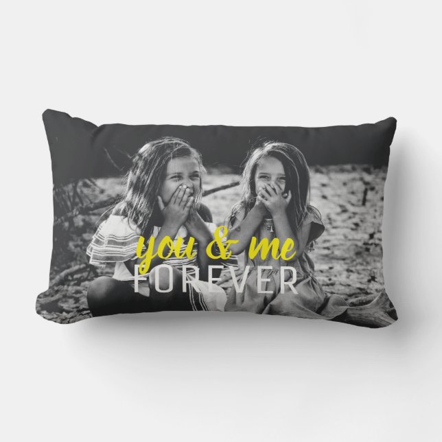 Coussin Rectangle You and Me Meilleurs amis Sisterhood Photo (Recto)