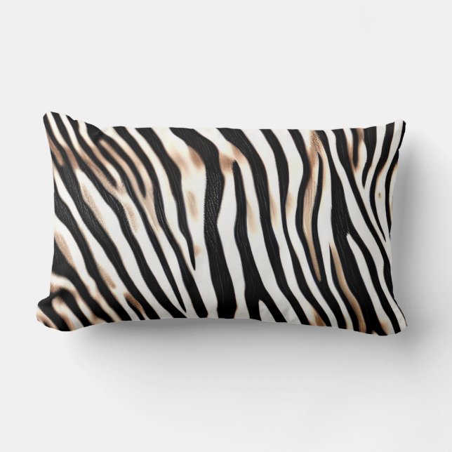 Coussin Rectangle Zebra hide motif (Recto)