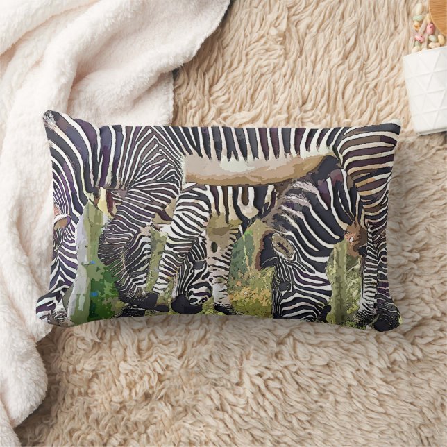 COUSSIN RECTANGLE ZEBRAS (Couverture)