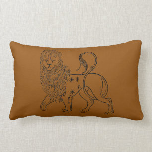 Coussin Rectangle Zodiaque : Lion, 1494