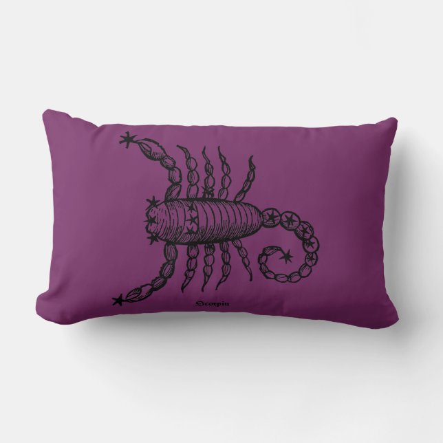 Coussin Rectangle Zodiaque : Scorpion, 1482 (Recto)
