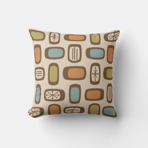Coussin Rectangles arrondies MCM du milieu du siècle