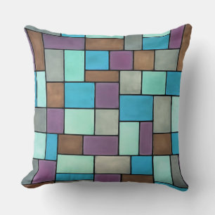Coussin Rectangles Géométriques Colorés 4