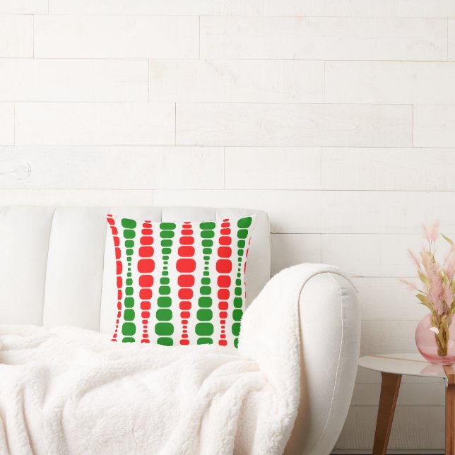 Coussin Rectangles modernes de Noël (Canapé)