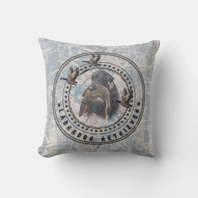 Coussin Récupérateur Labrador (Recto)
