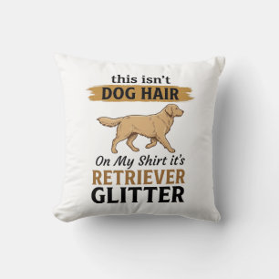 Coussin Récupérateur Paillettes Amoureux de Chien Drôle De