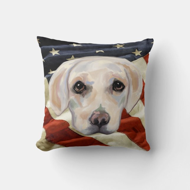 COUSSIN RÉCUPÉRATION DE LABRADOR BLANC (Recto)