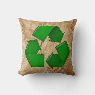 Coussin Recycler - Papier grumplé