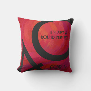 Coussin Red 40 Dix Anniversaire