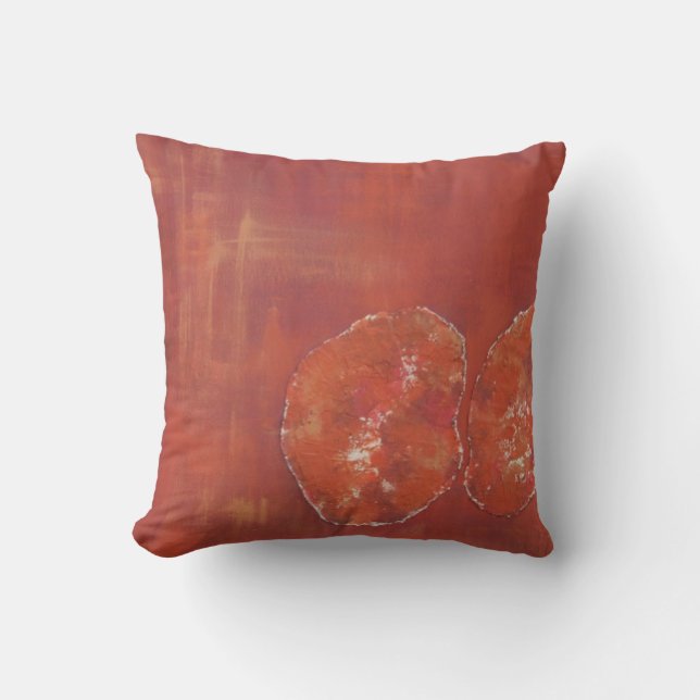 Coussin Red Ameoba (Recto)
