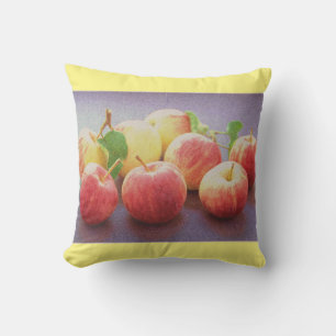 Coussin "Red Apples Fruit" Mignonne Photo. Commandez dès m