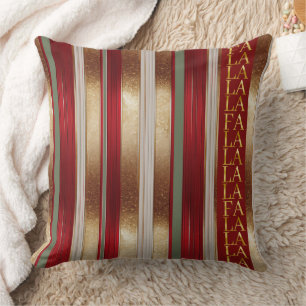 Coussin Red Christmas Fa La La Motif#27 ID1009