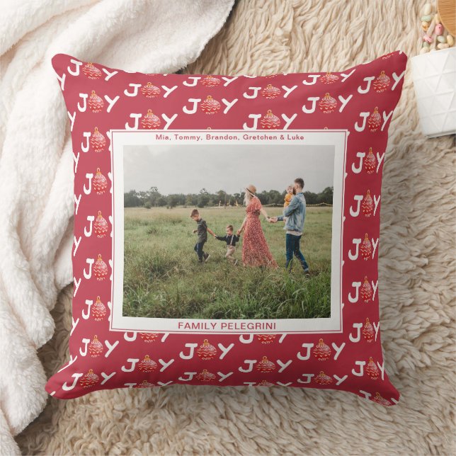 Coussin Red Christmas Joy (Couverture)