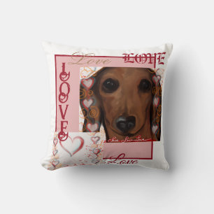Coussin Red Dachshund