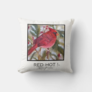 Coussin RED HOT Christmas Cardinal