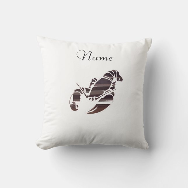 Coussin Red Maine Lobsters Thunder_Cove (Recto)