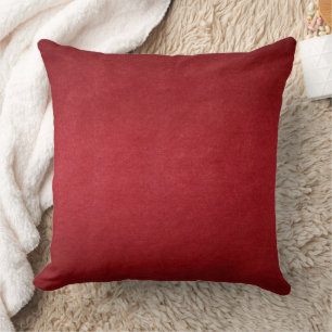 Coussin Red Maroon artistique, élégant moderne