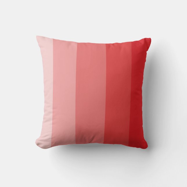 Coussin Red Ombre Stripe (Recto)