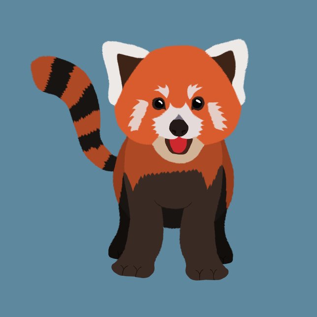 Coussin Red Panda (Créateur téléchargé)