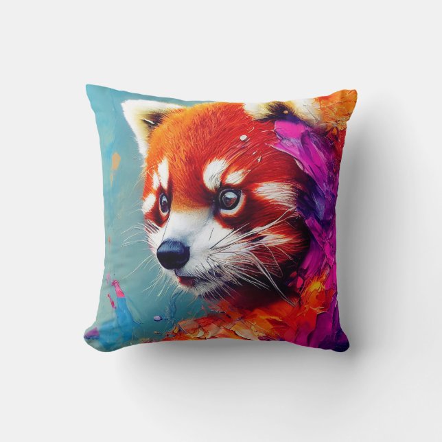 Coussin Red Panda Animal Discovery Adventure Nature (Recto)