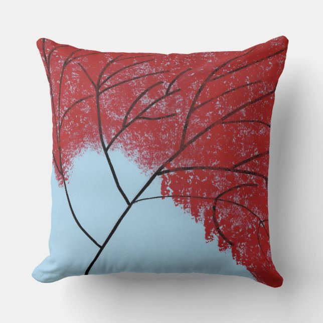 Coussin Red Tree (Recto)