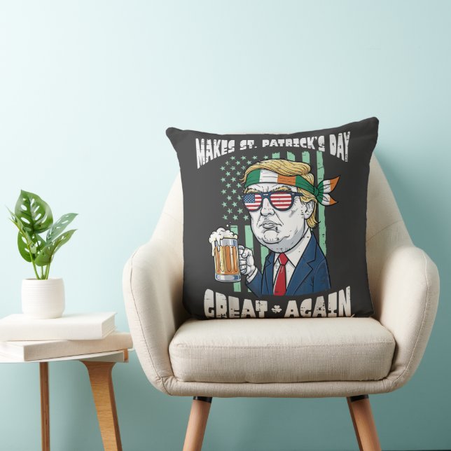 Coussin Refaisons la Saint-Patrick Grande Encore Saint-Pad (Chaise)
