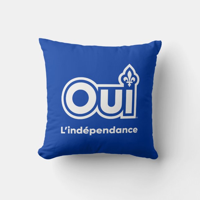 Coussin Référendum OUI-Québec (Recto)