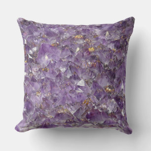 Coussin Reflet Doré d'Améthyste