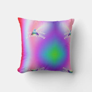 Coussin Reflets de l'Arc-en-Ciel
