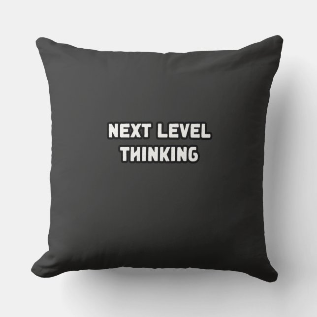 Coussin Réflexion Niveau Suivant Innovation Croissance Vis (Recto)