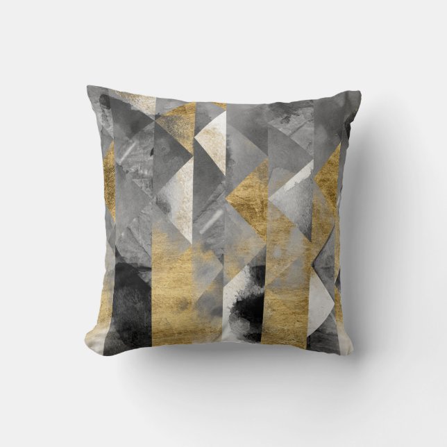 Coussin Réflexions dorées I (Recto)