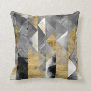 Coussin Réflexions dorées I