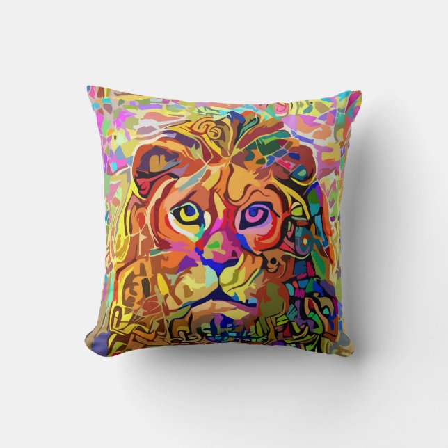 Coussin Regal Roar (Recto)