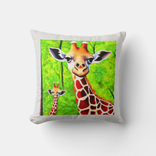 Coussin Regard de girafe