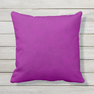 Coussin Regard pourpre de velours d'orchidée rayonnante