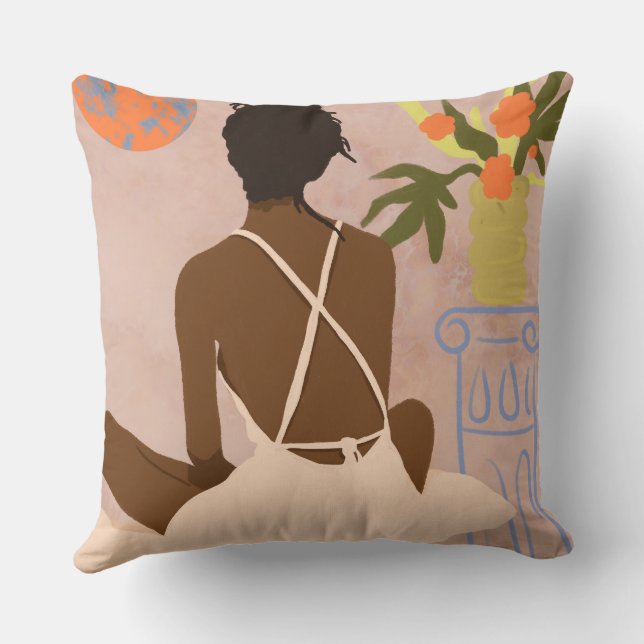 Coussin Regard sur l'abîme (Verso)