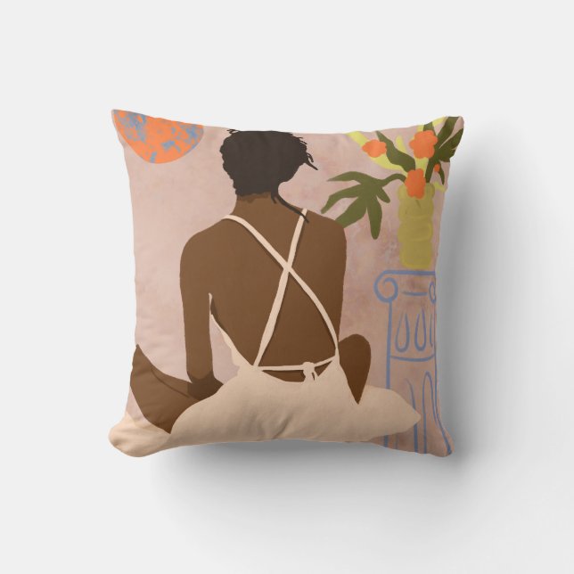Coussin Regard sur l'abîme (Recto)