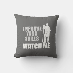 Coussin Regardez-moi (Hockey) Jeter l'oreiller