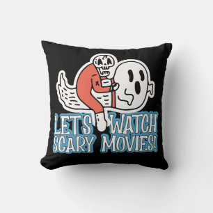 Coussin Regardons des films d'horreur Hurlement d'épouvant