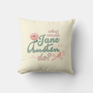 Coussin Regency Jane Austen Romantique