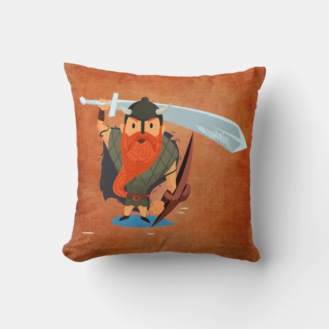 Coussin Règle de Vikings (Recto)