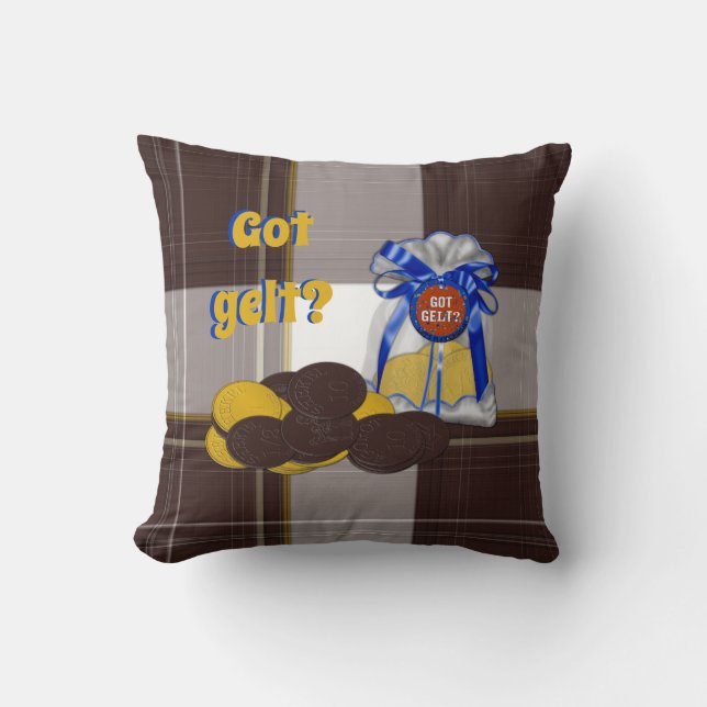 Coussin Regroupement Gelt-Chocolat-Pièce (Recto)