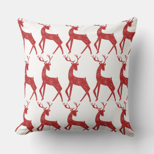 Coussin Reindeer & Snowflakes Reindeer Crossing Noël