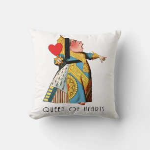 Coussin Reine de Cœur Alice au Pays des Merveilles Classiq