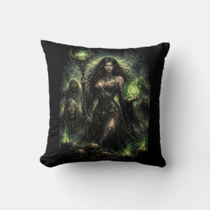 Coussin Reine de la Flamme Verte